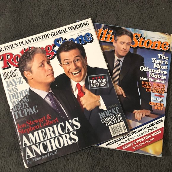 🔮5/$25 Jon Stewart & Stephen Colbert Magazines